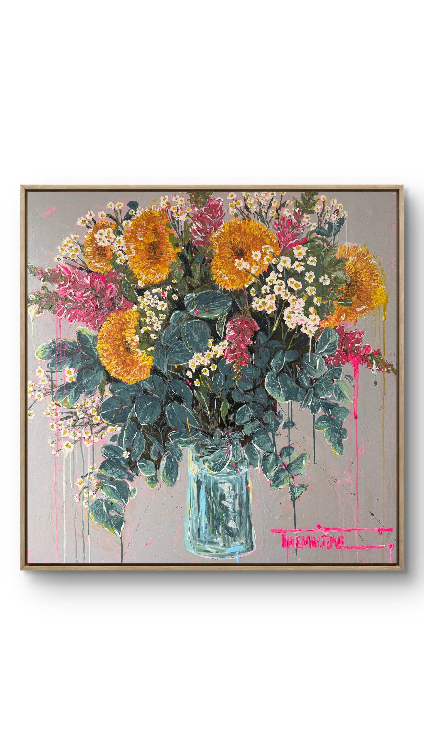 Flowers and pink